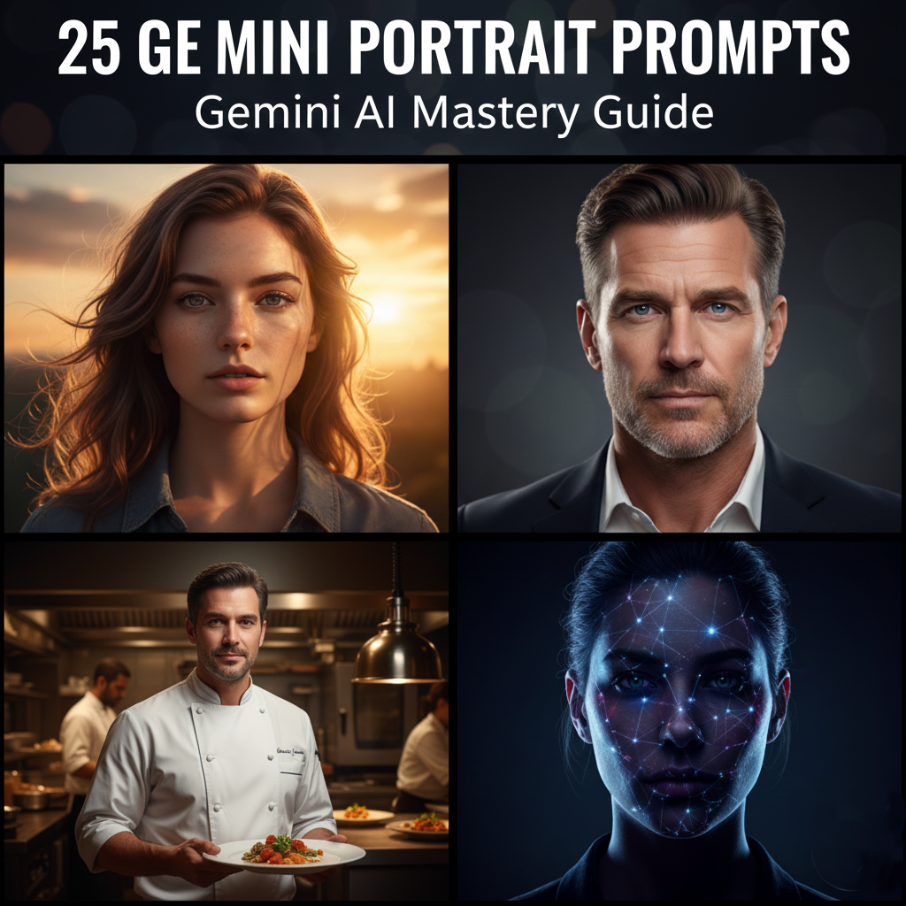 25 Realistic Portrait Prompts for Gemini AI